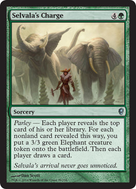 Selvala's Charge (Conspiracy) Light Play
