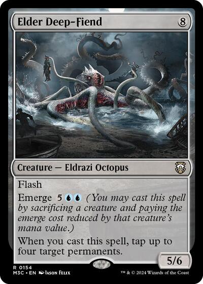 Elder Deep-Fiend (Commander: Modern Horizons 3) Light Play
