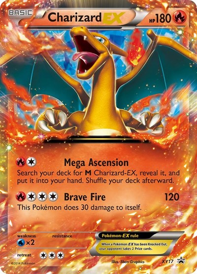 Charizard EX - XY17 (XY Promos) Light Play