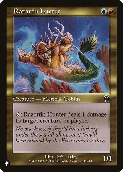 Razorfin Hunter (The List) Light Play