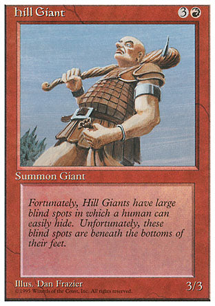 Hill Giant (4th Edition) Heavy Play