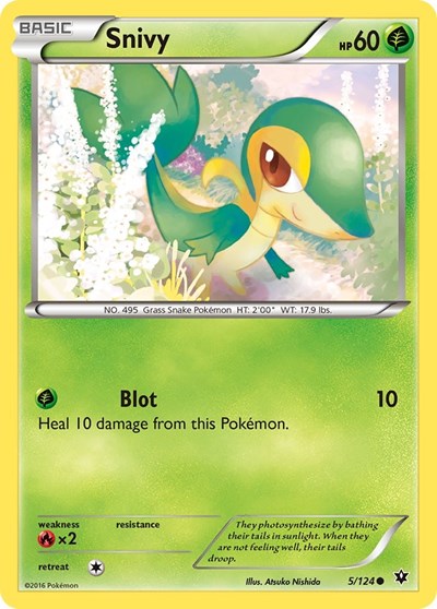 Snivy (XY - Fates Collide) Medium Play