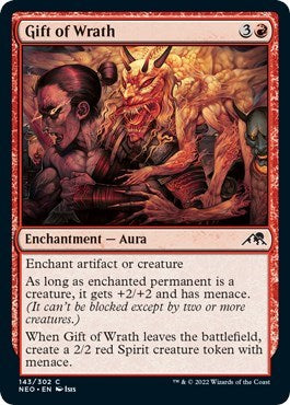 Gift of Wrath (Kamigawa: Neon Dynasty) Light Play