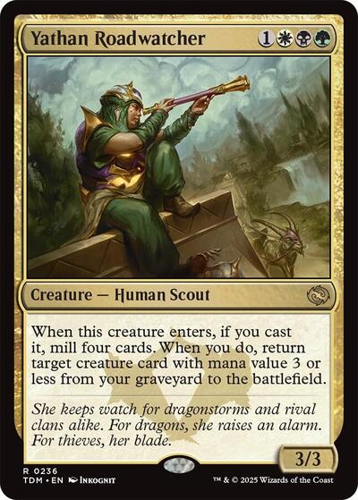 Yathan Roadwatcher (Tarkir: Dragonstorm) Light Play