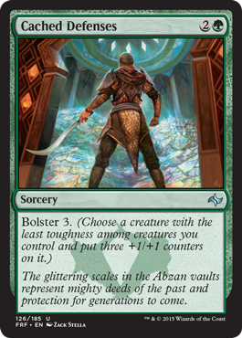 Cached Defenses (Fate Reforged) Light Play