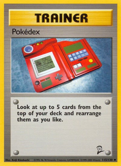 Pokedex (Base Set 2) Damaged / Poor