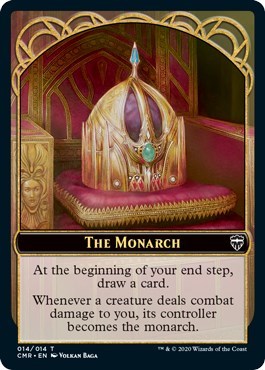 The Monarch Token (Commander Legends) Light Play