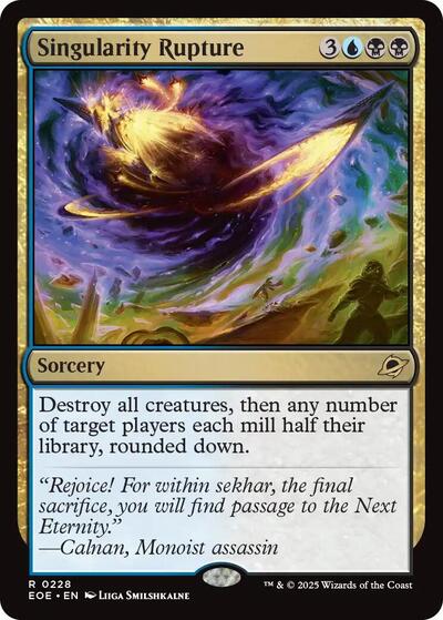 Singularity Rupture (Edge of Eternities) Light Play