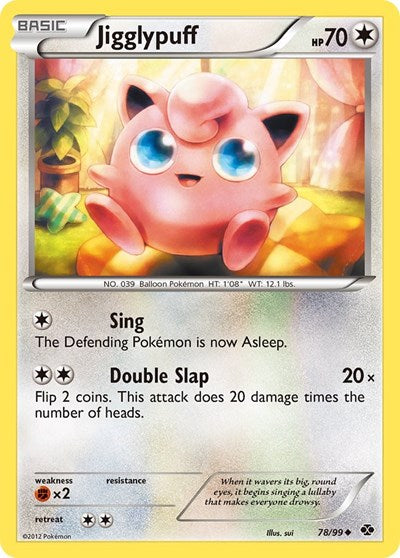 Jigglypuff (Next Destinies) Light Play Reverse Holofoil