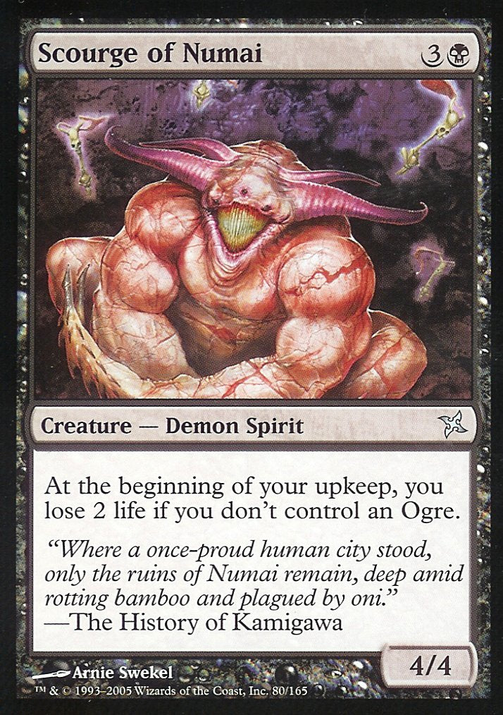Scourge of Numai (Betrayers of Kamigawa) Light Play