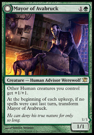 Mayor of Avabruck (Howlpack Alpha) (Innistrad) Light Play
