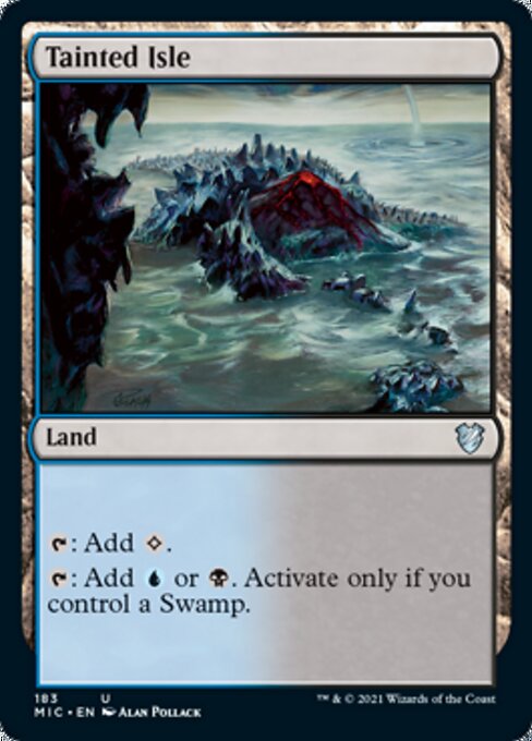 Tainted Isle (Commander 2021 Midnight Hunt) Light Play