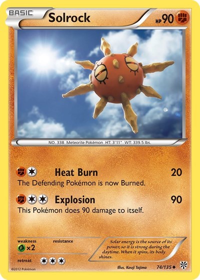 Solrock (Plasma Storm) Medium Play