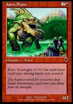 Kavu Scout (Invasion) Medium Play