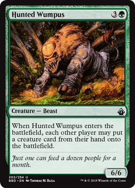 Hunted Wumpus (Battlebond) Light Play
