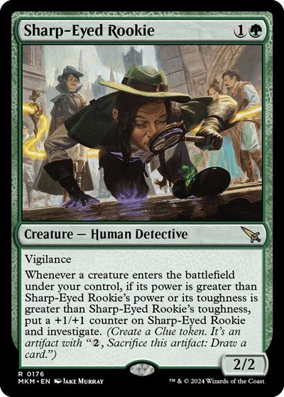 Sharp-Eyed Rookie (Murders at Karlov Manor) Light Play