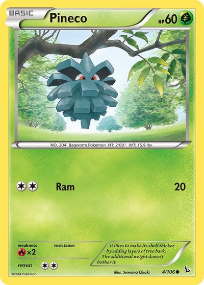 Pineco (XY - Flashfire) Heavy Play