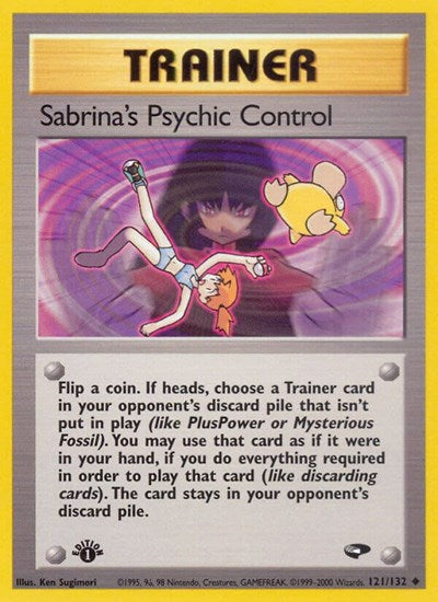 Sabrina's Psychic Control (Gym Challenge) Damaged / Poor Unlimited