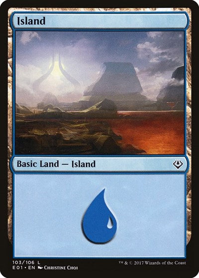 Island (103) (Archenemy: Nicol Bolas) Light Play