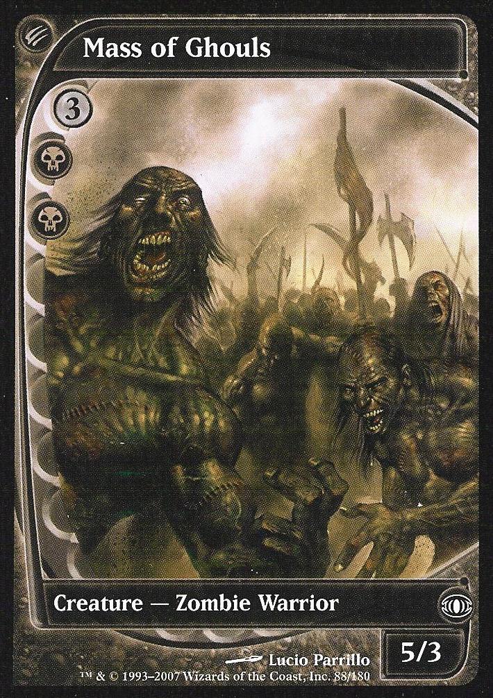 Mass of Ghouls (Futuresight) Light Play