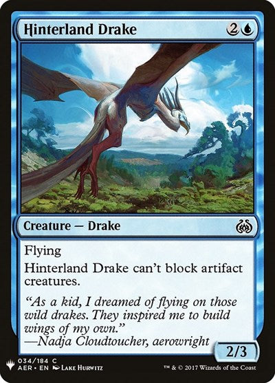 Hinterland Drake (Mystery Booster) Light Play