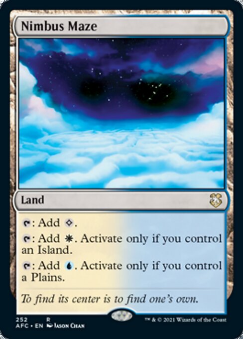 Nimbus Maze (Commander 2021 Forgotten Realms) Light Play