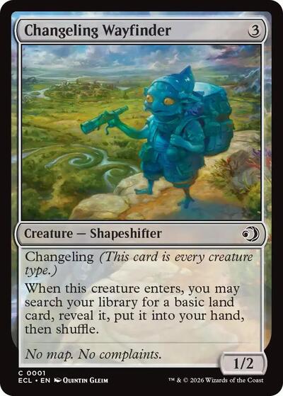 Changeling Wayfinder (Lorwyn Eclipsed) Light Play