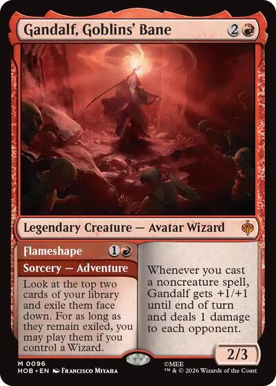Gandalf, Goblins' Bane (The Hobbit) Light Play Foil