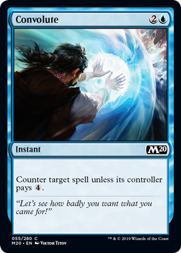Convolute (Magic 2020 Core Set) Light Play