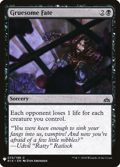 Gruesome Fate (Mystery Booster) Light Play