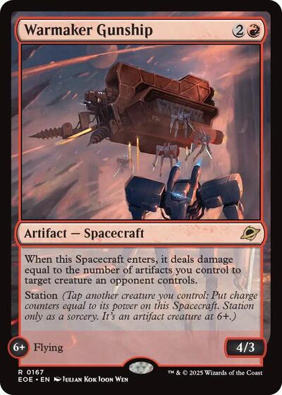 Warmaker Gunship (Edge of Eternities) Light Play