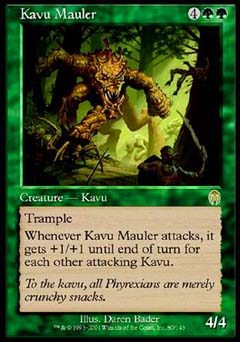 Kavu Mauler (Apocalypse) Damaged / Poor