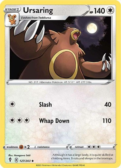 Ursaring (SWSH07: Evolving Skies) Light Play