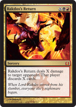 Rakdos's Return (Return to Ravnica) Light Play