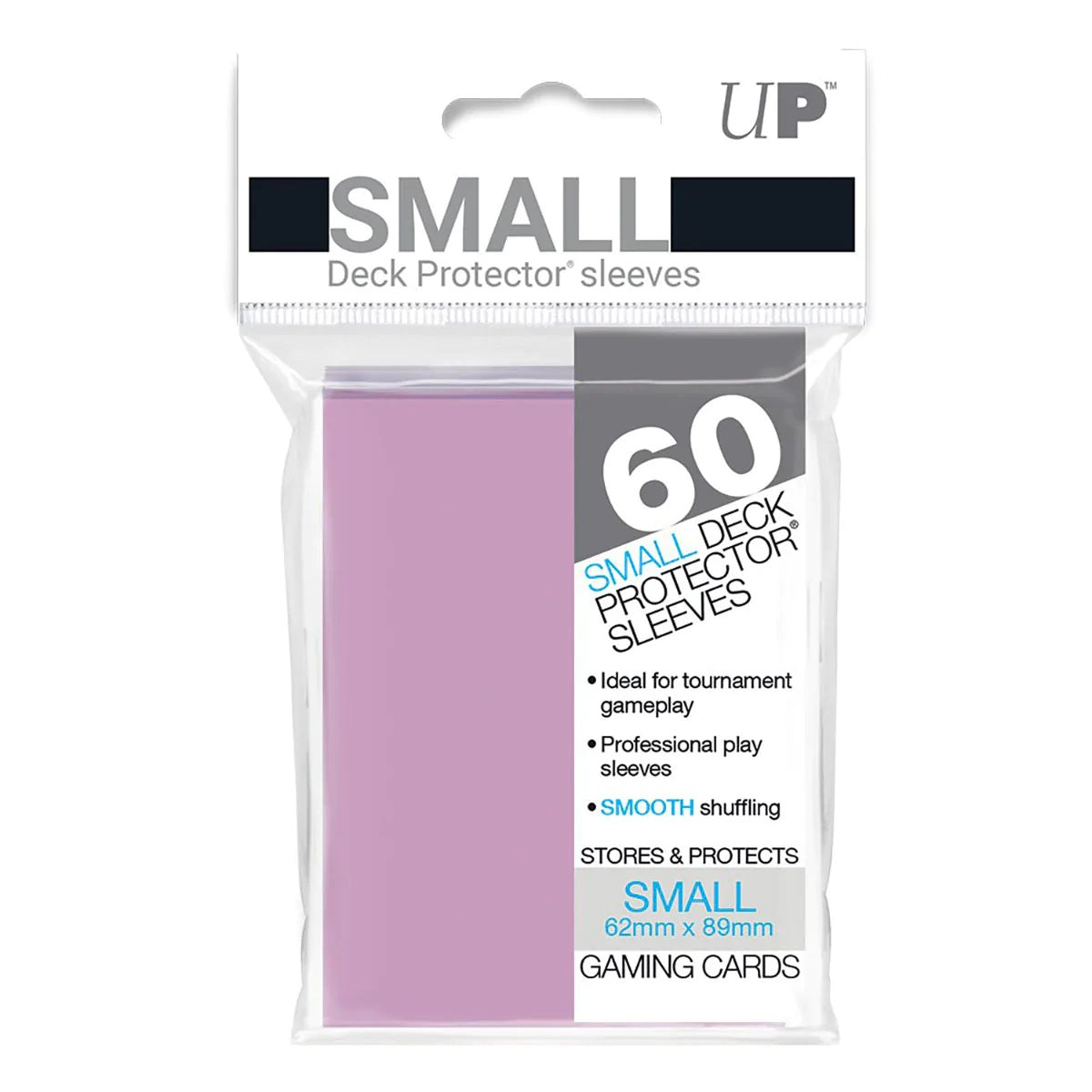 Ultra Pro - 60ct Pro-Gloss Pink Standard Deck Protector Sleeves (New Packaging)