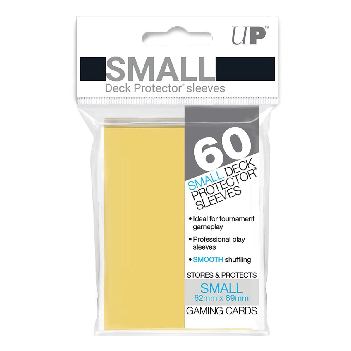Ultra Pro - 60ct Pro-Gloss Yellow Standard Deck Protector Sleeves (New Packaging)