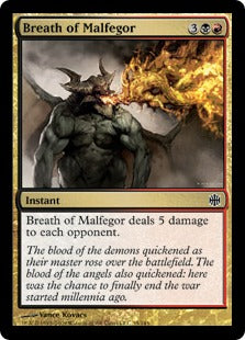 Breath of Malfegor (Alara Reborn) Medium Play
