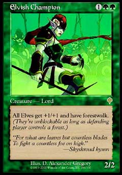 Elvish Champion (Invasion) Medium Play Foil