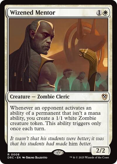 Wizened Mentor (Commander: Aetherdrift) Light Play