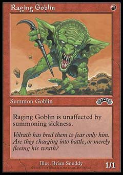 Raging Goblin (Exodus) Heavy Play