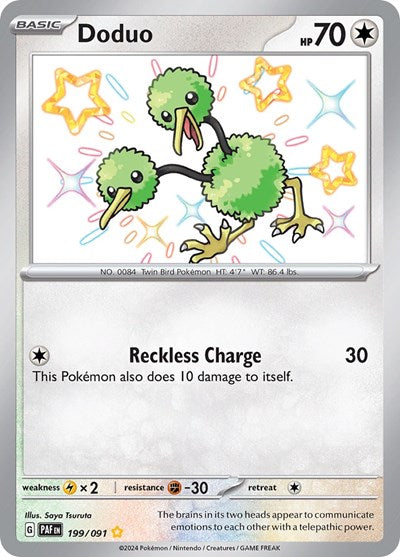 Doduo (SV: Paldean Fates) Light Play Holofoil