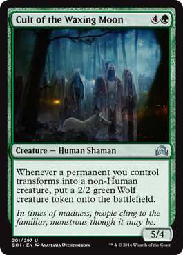 Cult of the Waxing Moon (Shadows Over Innistrad) Light Play