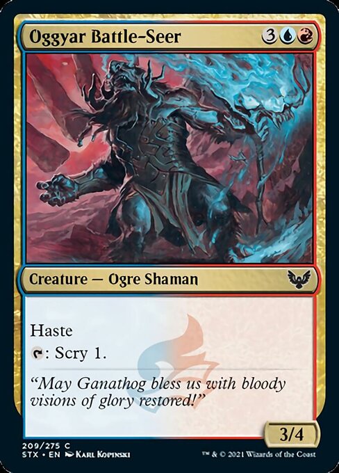 Oggyar Battle-Seer (Strixhaven) Light Play
