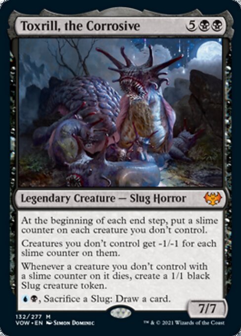 Toxrill, the Corrosive (Innistrad: Crimson Vow) Light Play Foil