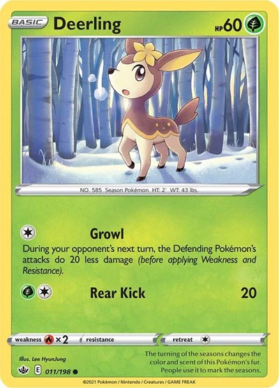 Deerling (SWSH06: Chilling Reign) Light Play