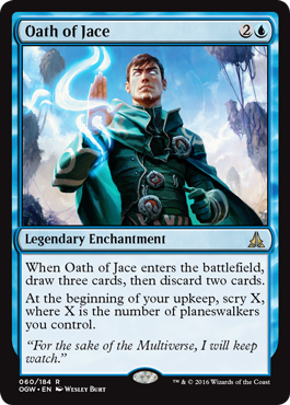 Oath of Jace (Oath of the Gatewatch) Light Play Foil