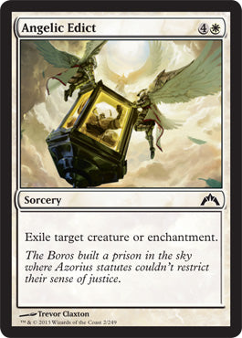 Angelic Edict (Gatecrash) Light Play