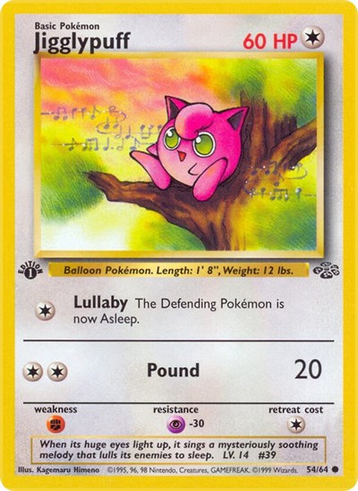 Jigglypuff (Jungle) Near Mint 1st Edition