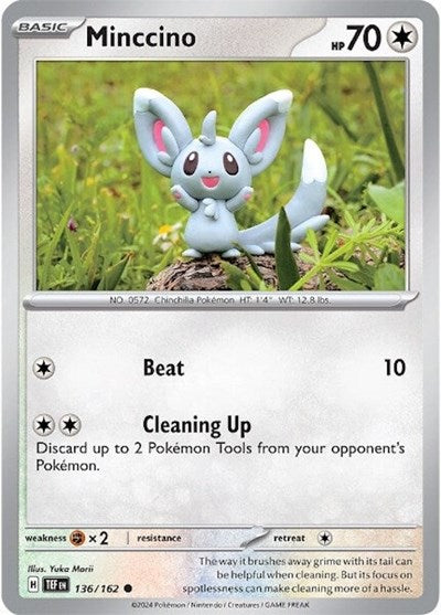 Minccino - 136 (SV05: Temporal Forces) Light Play