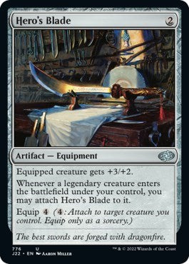 Hero's Blade (Jumpstart 2022) Damaged / Poor